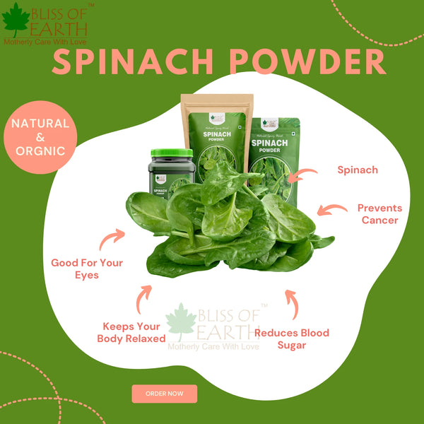 Spinach Powder Natural Spray Dried