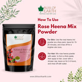 Rose Herbal Henna Powder