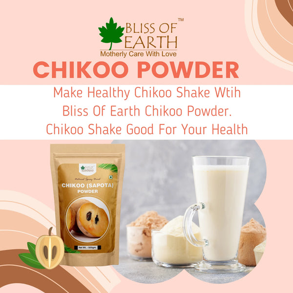 Chikoo (Sapota) Powder Natural Spray Dried