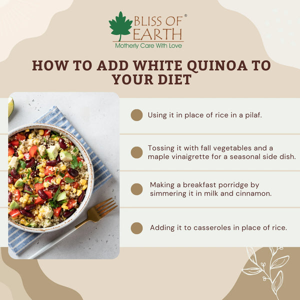 Organic Raw White Quinoa Seeds