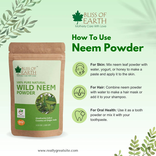 Wild Neem Leaf Powder