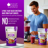 Bliss of Earth Xylitol Sweetener 1 lb (454g), 100% Natural 1:1 Sugar Substitute, Zero Added Sugar, Diabetic & Keto Friendly, Low GI Sweetener for Baking, Tea & Coffee