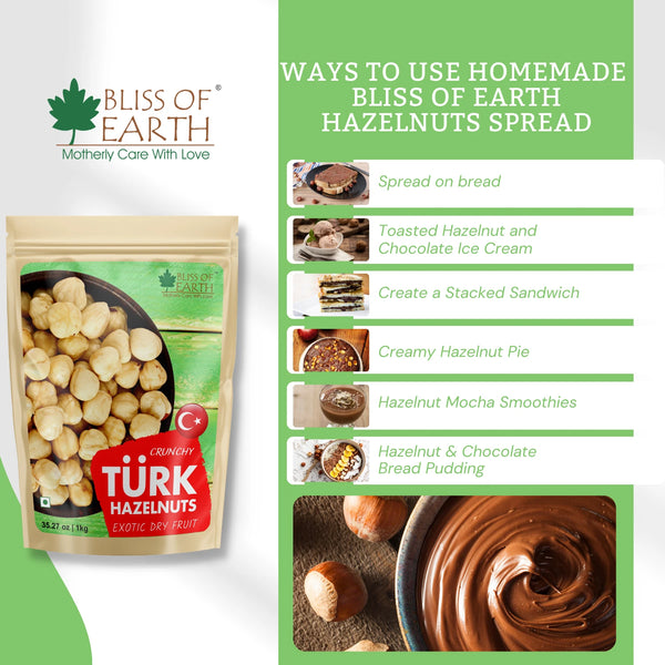 Turkish Hazelnuts Raw & Dehulled