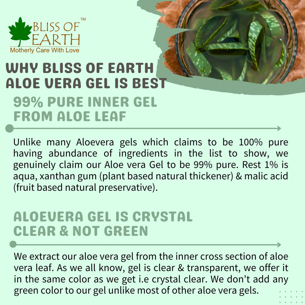 aloe vera plant ingredients 99% Aloe Vera Gel