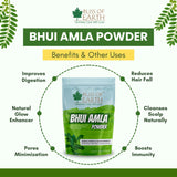 Bliss of Earth Bhui Amla Powder 100g Herbal for Skin Care, Hair Masks, Shampoos & Scrubs Hydrates, Nourishes & Amla Powder for Hair Growth