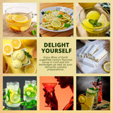 Bliss of Earth Lemon Syrup Sugarfree For Drinks, Cocktails & Mocktails Flavor Enhancer, Stevia Sweetened, Diabetic Safe, Zero Calorie, 500ml