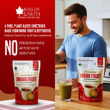 Bliss of Earth Monk Fruit Sweetener with Erythritol 1 lb (454g), 1:1 Zero Calorie Sugar Alternative, Keto Friendly, No Aftertaste, Zero Glycaemic Natural Sweetener,