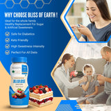 Bliss of Earth Allulose Sweetener 200gm Zero Calorie Keto Sweetener | Natural Sugar Substitute | Zero Glycemic Allulose Powder | Non-GMO, Vegan | Ideal for Baking & Beverages
