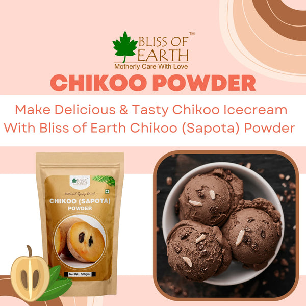 Chikoo (Sapota) Powder Natural Spray Dried