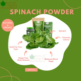 Bliss of Earth 200gm Spinach Powder + 1KG Fine Powder Pakistani Himalayan Pink Salt Non Iodised for Weight Loss & Healthy Cooking, Natural Substitute of White Salt