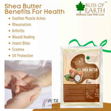Bliss of Earth Shea Butter + Mango Butter Great For Skin & and Hair care | Stretch Mark | Skin Smoothing | Moisturizer | DIY Products 100gm Each(Pack of 2)