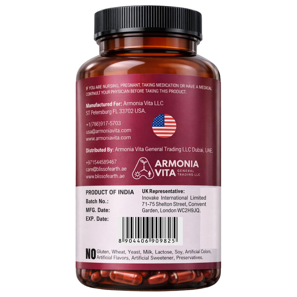 Bliss of Earth BeetRoot Capsules | 120 Veg Capsules 10000 mg (20:1) | Rich Antioxidant Capsule | Supports Energy, Digestion & Overall Wellness | Plant Based Supplement