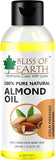 Bliss of Earth 100ML Organic Mustard Oil+100ML Natural Sweet Almond Oil (Coldpressed & Unrefined) Extracted From Whole Almond Kernels (Pack of 2)