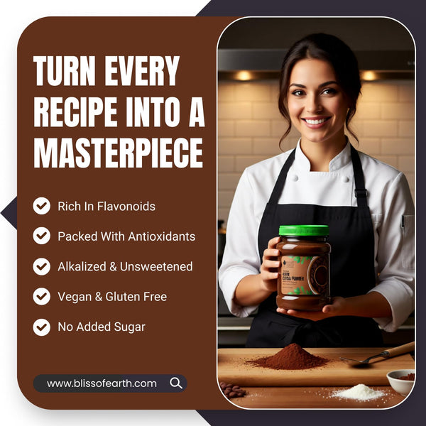 Unsweetened Dark Cocoa Powder 500 gm