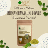 Bliss of Earth® 100% Pure & Natural Jatamansi Powder + 100% Pure & Natural Henna Powder | 100GM | Natural Hair Color |Shiny Hair | Mehandi Powder (Pack of 2)