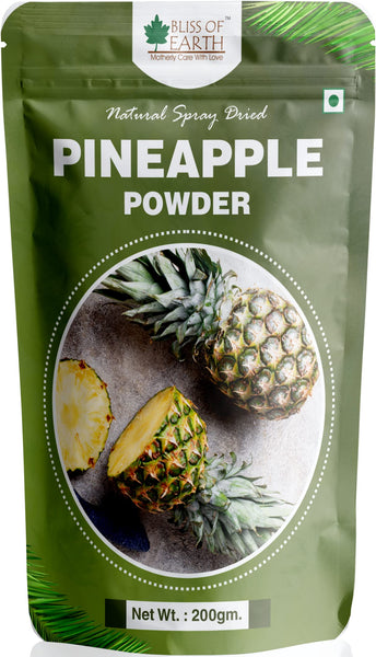 Bliss of Earth 200gm Mango Powder + 200gm Pineapple Powder Natural Spray Dried Combo of Good Health