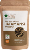 Bliss of Earth® 100% Pure & Natural Jatamansi Powder 100GM+100% Pure Multani Mitti Powder | Fuller's Earth Powder | 100GM | Great For Hair, Face, Skin (pack of 2)