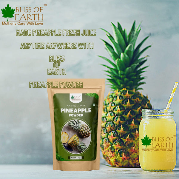 Chikoo (Sapota) Powder + Pineapple Powder Natural Spray Dried 1kg (Combo Pack of 2)