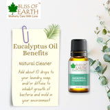 Bliss of Earth 100% Pure Eucalyptus & Cedarwood Essential Oils Combo (10ml) for Mosquito & Bug Repelling (Pack of 2)