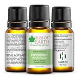 Bliss of Earth 100% Pure Tea Tree Green& Peppermint Essential Oils Combo (10ml) for Mosquito & Bug Repelling (Pack of 2)
