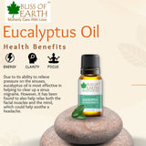 Bliss of Earth 100% Pure Eucalyptus & Cedarwood Essential Oils Combo (10ml) for Mosquito & Bug Repelling (Pack of 2)