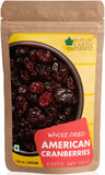 Whole Dried American Cranberries + Jumbo Turkish Apricots Exotic Dry Fruit 200gm (Combo Pack of 2)