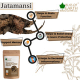 Bliss of Earth® 100% Pure & Natural Jatamansi Powder + Neem Leaves Powder | 100GM | Great For Face, Hair, Skin & Body (Pack of 2)