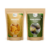 Bliss of Earth 1kg Mango Powder + 1kg Pineapple Powder Natural Spray Dried Combo of Good Health