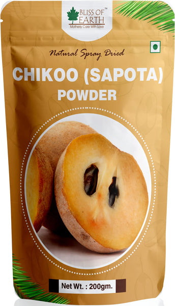 Chikoo (Sapota) Powder + Red Tomato Powder Natural Spray Dried 200gm (Pack of 2)