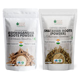 Ashwagandha Powder + Shatavari Powder 200gm Each (Pack of 2)