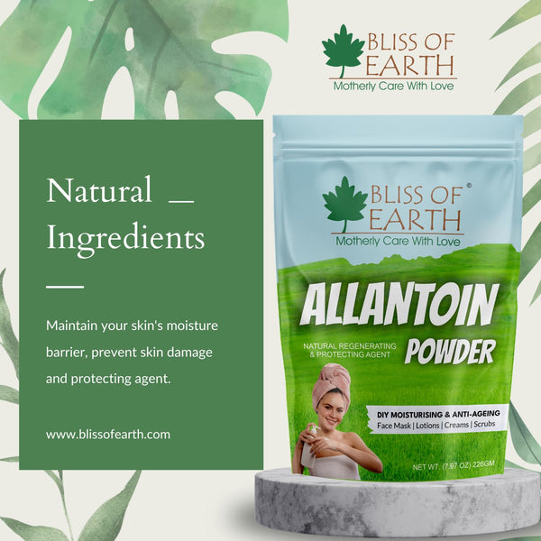 Allantoin Powder For Skin, 226gm, Soothing Skin Care Ingredient