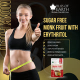 Bliss of Earth Monk Fruit Sweetener with Erythritol 100gm (Golden), 1:1 Zero Calorie Sugar Alternative, Keto Friendly, No Aftertaste, Zero Glycaemic Natural Sweetener,