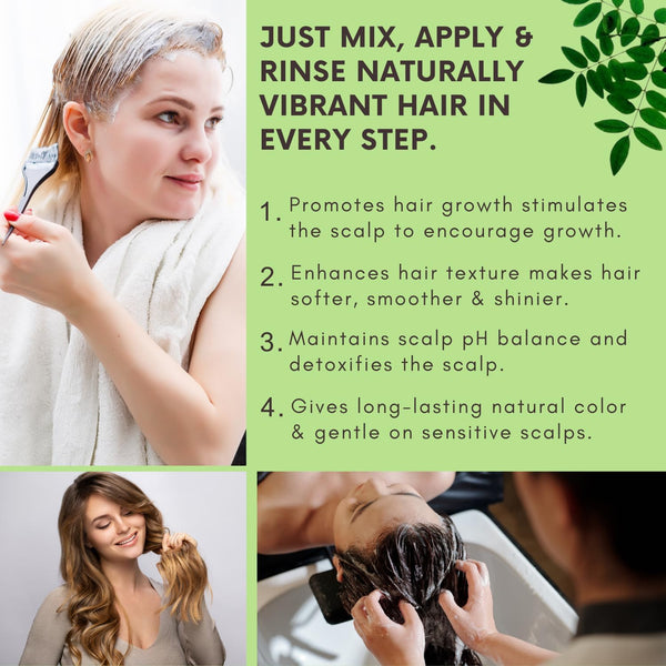 Bliss of Earth Indigo Powder 100gm Organic Natural For Hair Black Organic Hair Dye