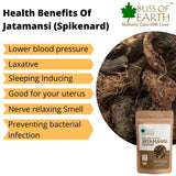 Bliss of Earth® 100% Pure & Natural Jatamansi Powder + 100% Pure Natural Rose Petals Powder | 100GM | Great For Face & Skin (pack of 2)