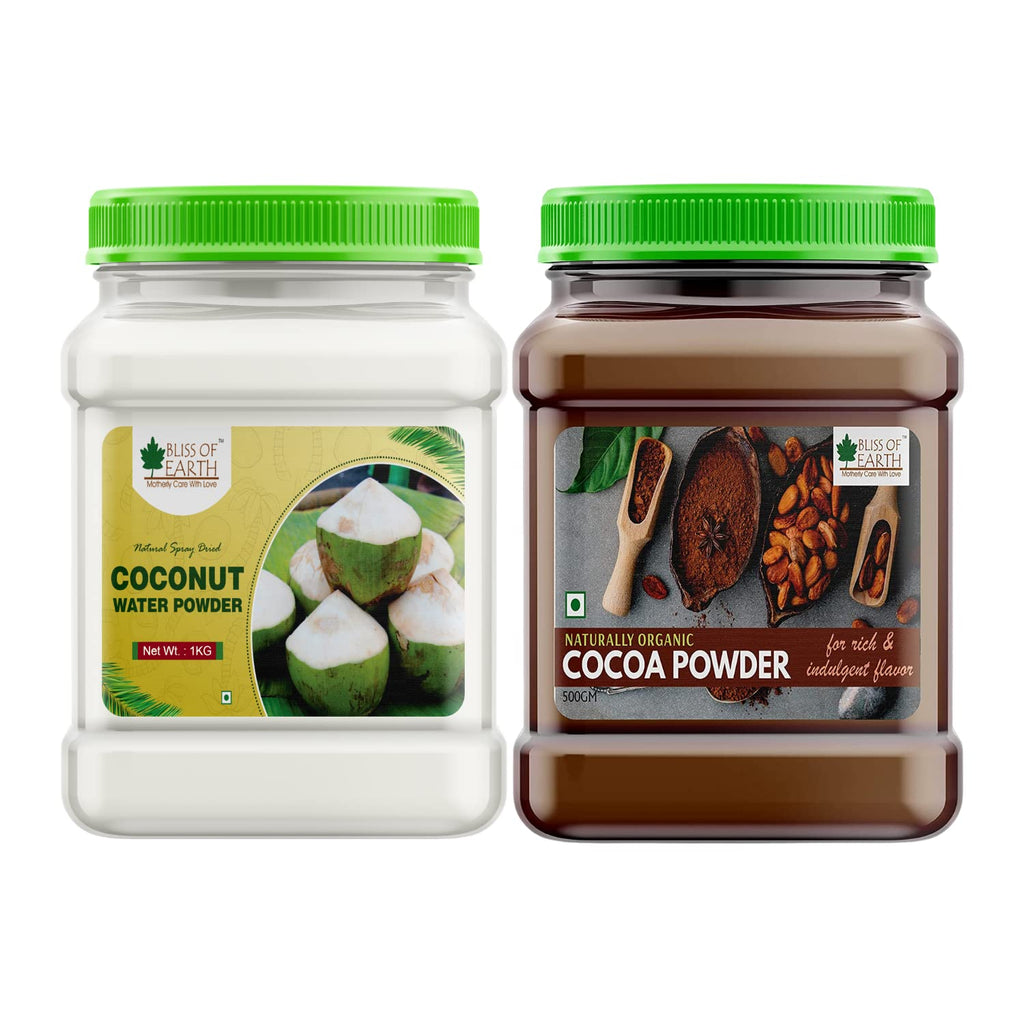 Buy Bliss of Earth Black Cocoa Powder Natural and Unsweetened