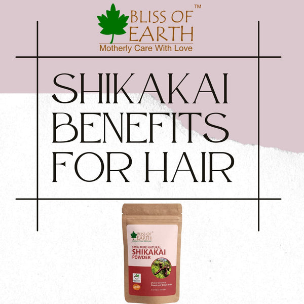 Bliss of Earth® 100% Pure & Natural Jatamansi Powder+100% Pure & Natural Shikakai Powder | 100GM | Acacia Concina | Gorgeous hair Naturally | Traditional Hair Cleanser & Conditioner (Pack of 2)