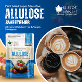 Bliss of Earth Allulose Sweetener 100gm Zero Calorie Keto Sweetener  Natural Sugar Substitute  Zero Glycemic Allulose Powder  Non-GMO, Vegan  Ideal for Baking & Beverages