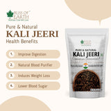 Bliss of Earth 100gm Kali Jeeri Bitter Cumin, Kadwa Jeera &100gm Star Anise Whole spices, Chakra Phool ,Organic Good for Health