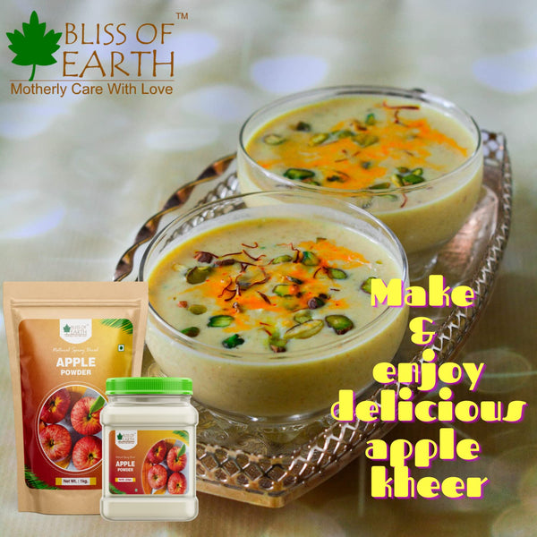 Bliss of Earth 1kg Mango Powder + 1kg Apple Powder Natural Spray Dried Taste and Healthy Combo
