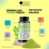 Purity Moringa Oleifera Leaf Powder Tablets 500gm With Quick Release & Enhanced Bioavailability, Green Superfood Supplement, 60 Tablets