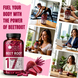 Bliss of Earth BeetRoot Capsules | 120 Veg Capsules 10000 mg (20:1) | Rich Antioxidant Capsule | Supports Energy, Digestion & Overall Wellness | Plant Based Supplement
