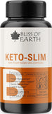 Bliss of Earth Keto Slim Weight Management Pills, Keto Diet Safe, 100% Natural Fat Burner, Appetite Suppressant, Non-GMO, Gluten Free, 60 Veg Capsules