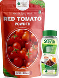 Red Tomato Powder + 99.8% REB-A Purity Stevia Powder200gm (Combo Pack of 2)