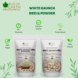 Bliss of Earth Ashwagandha Powder & Kaunch Beej Powder, Mucuna Pruriens Orgnaic for Immunity & Stamina 200gm Each
