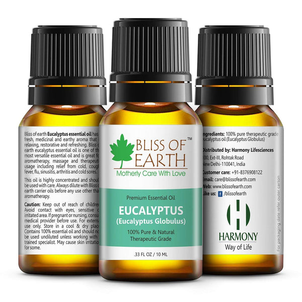 Eucalyptus & Lavender Essential Oils Combo (10ml) & Bug Repelling (Pack of 2)