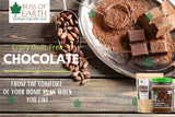 Bliss of Earth 500gm Chikoo (Sapota) Powder + 500gm Naturally Organic Dark Cocoa Powder for Chocolate Cake Making & Chocolate Shake, Unsweetened (Pack of 2)