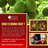 Bliss of Earth Monk Fruit Sweetener with Erythritol 1 lb (454g), 1:1 Zero Calorie Sugar Alternative, Keto Friendly, No Aftertaste, Zero Glycaemic Natural Sweetener,