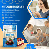 Bliss of Earth Allulose Sweetener 100gm Zero Calorie Keto Sweetener  Natural Sugar Substitute  Zero Glycemic Allulose Powder  Non-GMO, Vegan  Ideal for Baking & Beverages