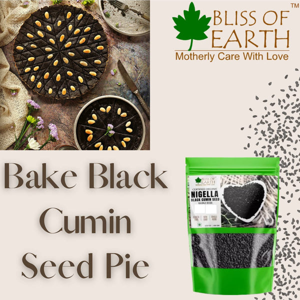 Bliss of Earth 200gm unhulled Black Sesame Seeds, Kaale Til & 250 gm Organic Black Cumin Kalonji Seeds, Nigella Seeds