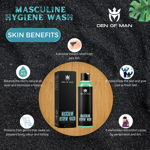 Den of Man Masculine Hygiene Wash 50GM.